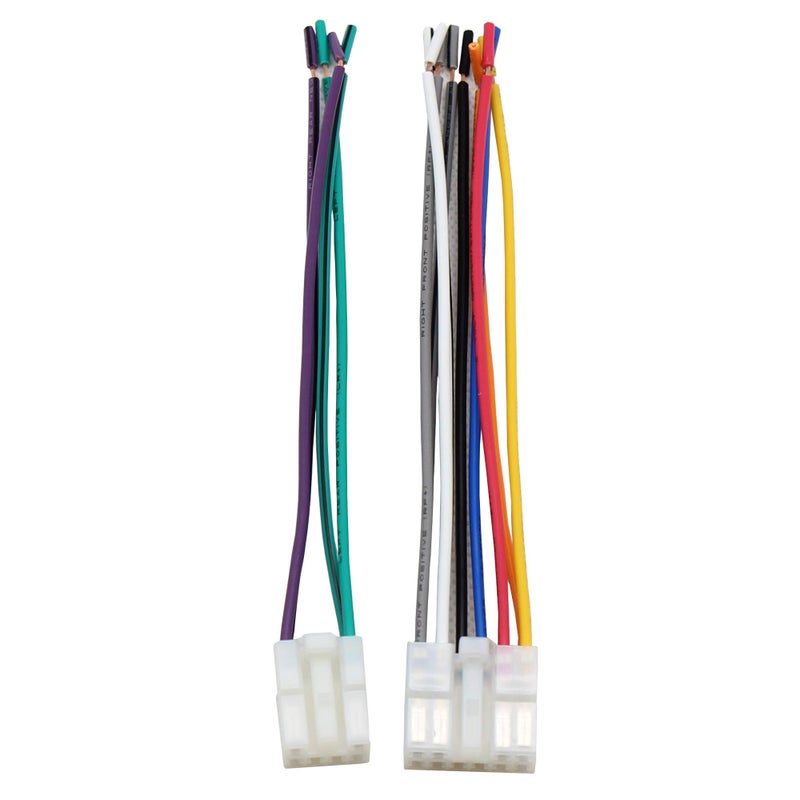 RED WOLF محول توصيل أسلاك عكسية لراديو السيارة RED WOLF مناسب لتويوتا كورولا 1987-2010، توندر 1999-2017، سايون 2005-2018، لكزس 1990-2003 نظام غير JBL، استبدال قابس سلك الاستريو OEM - Image 1